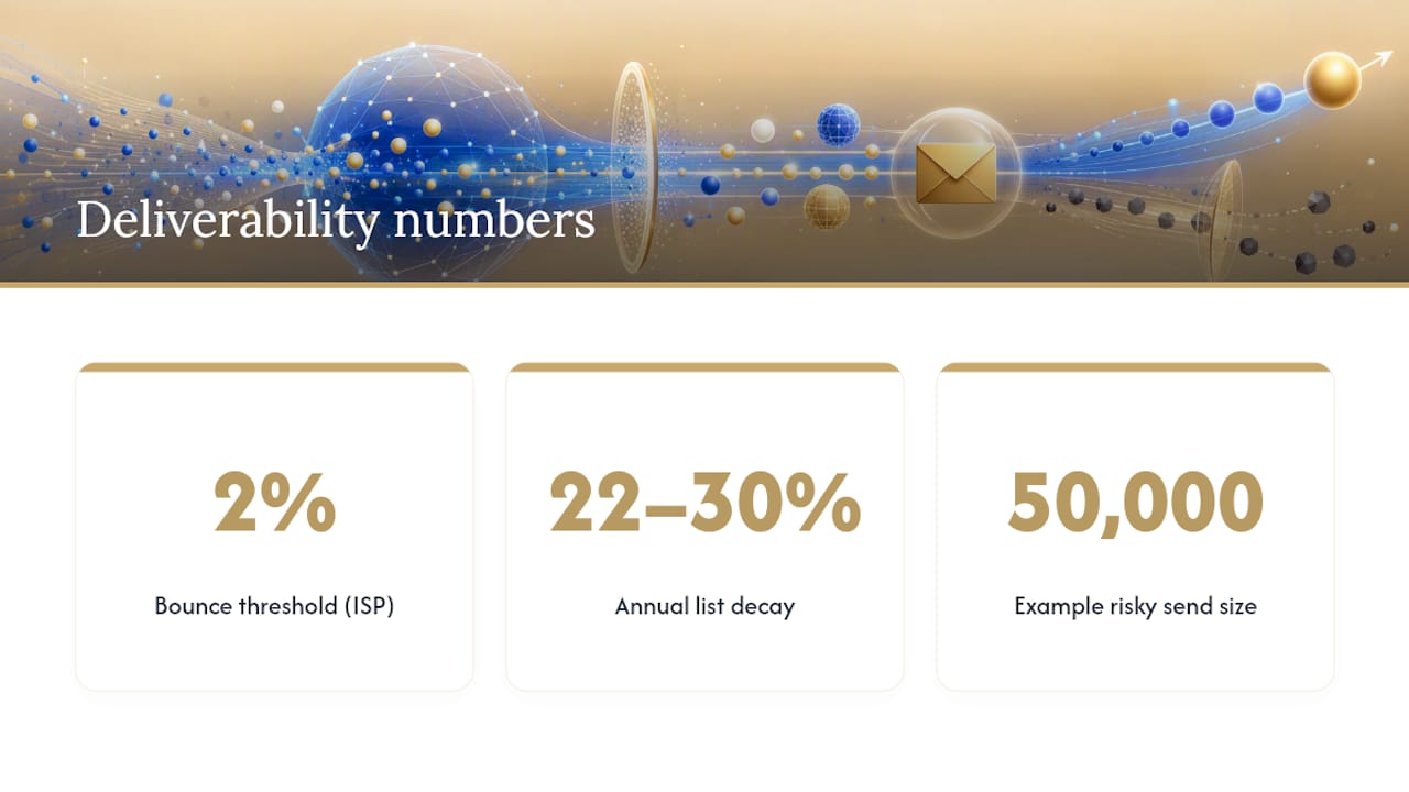 Why Does List Cleaning Matter for Deliverability? — overview diagram