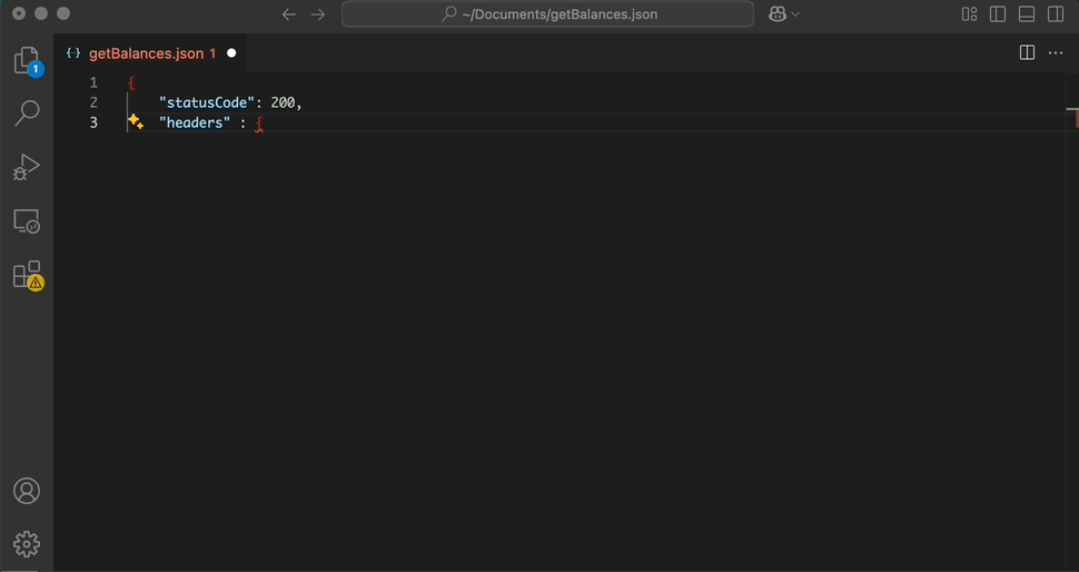 Animated developer tool showing Electra API integration