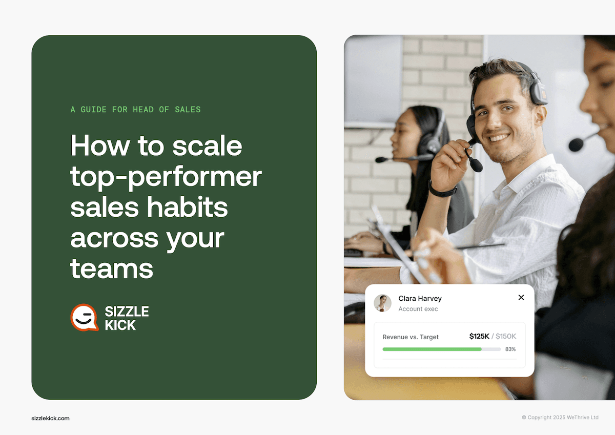 How to scale top-performer sales habits across your teams