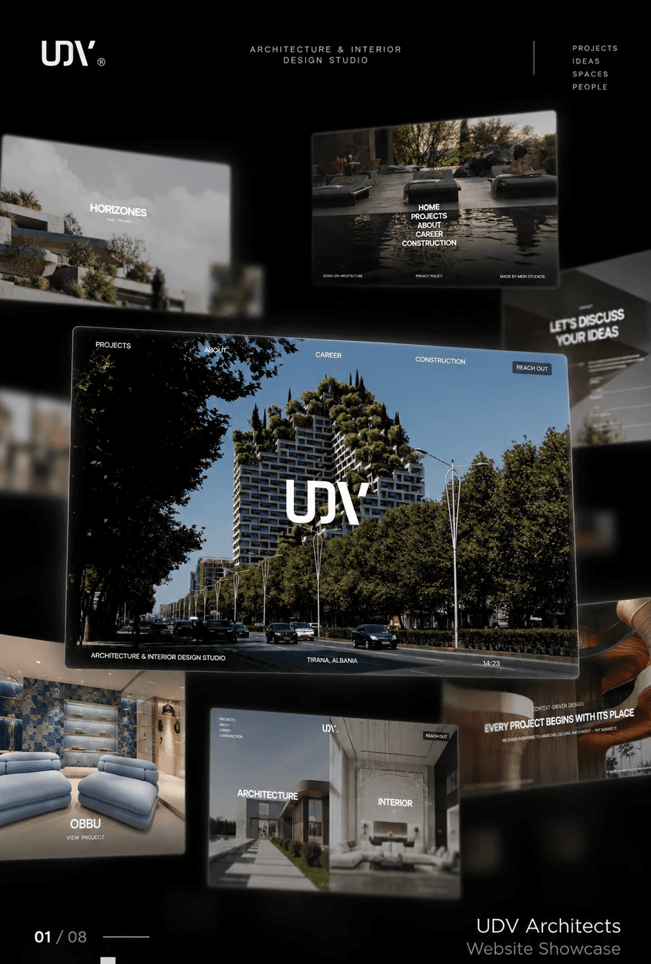 Image of a Website Showcase