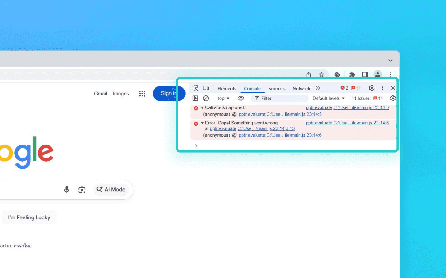 Execution Context markers