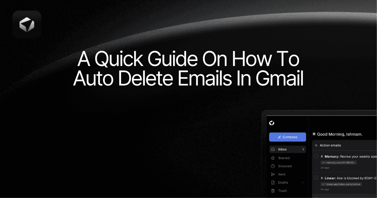 How To Auto Delete Emails In Gmail