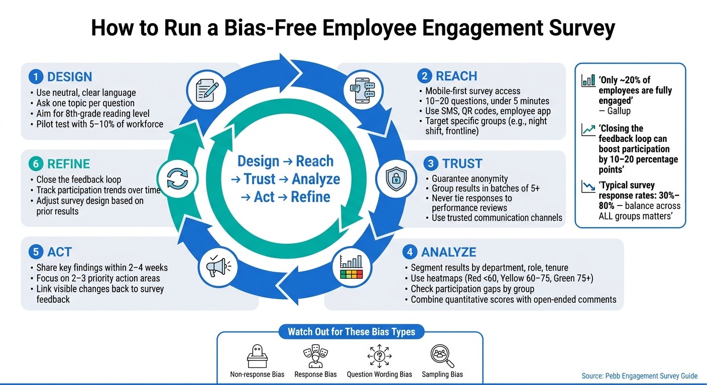 How to Run a Bias-Free Employee Engagement Survey