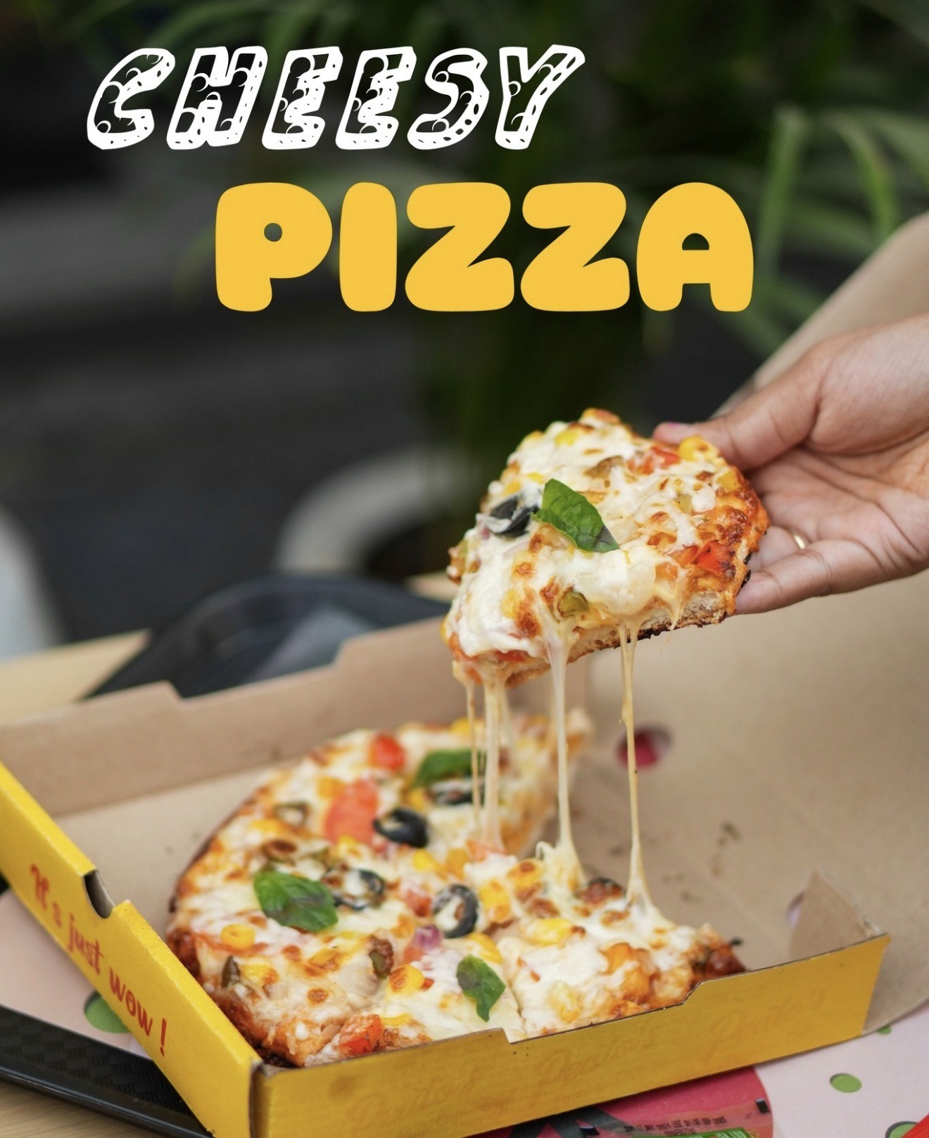 Peatos Pavbhaji Cafe - Cheesy Pizza ad creative
