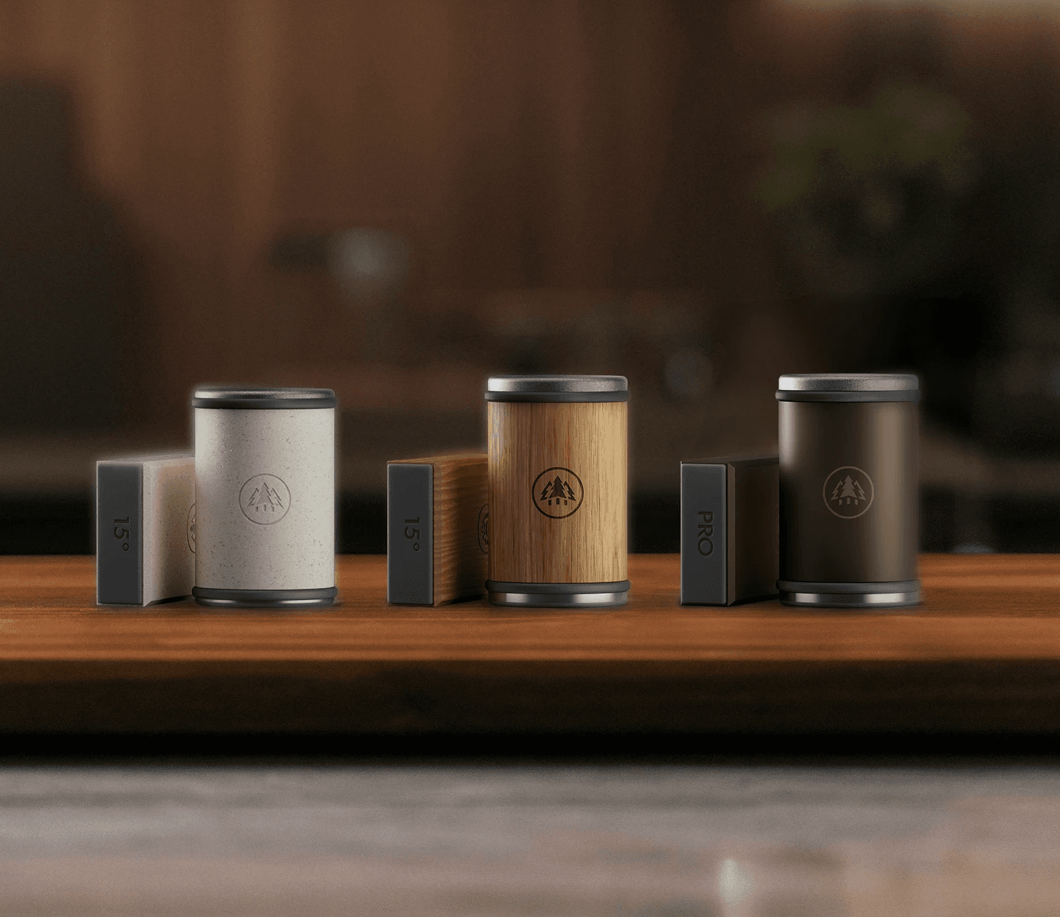 Overview of the HORL®3 series: The HORL®3 Cruise, the classic HORL®3 in wood finishes, and the high-performance HORL®3 Pro displayed side-by-side.