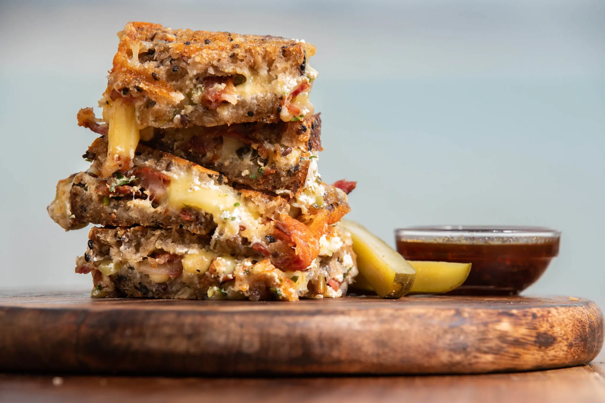 Loaded toastie at Jaali Kitchen, Casa Jaali