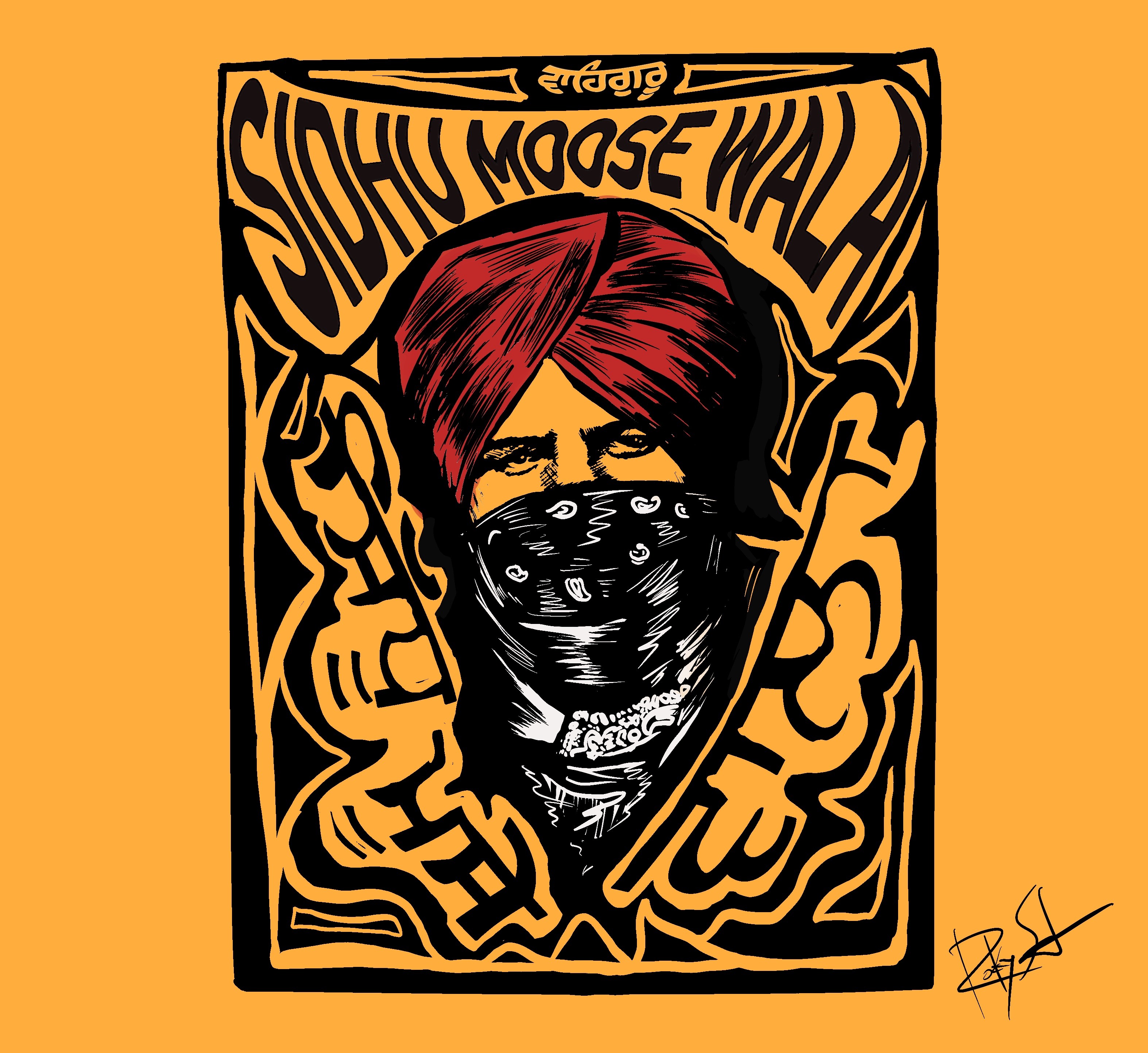A tribute to Sidhu Moose Wala