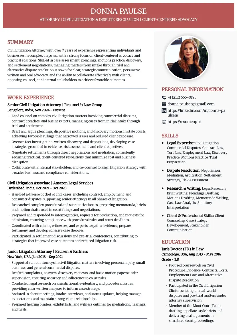 resume template