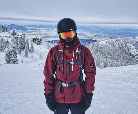 Veste de ski disponible à la location sur jam