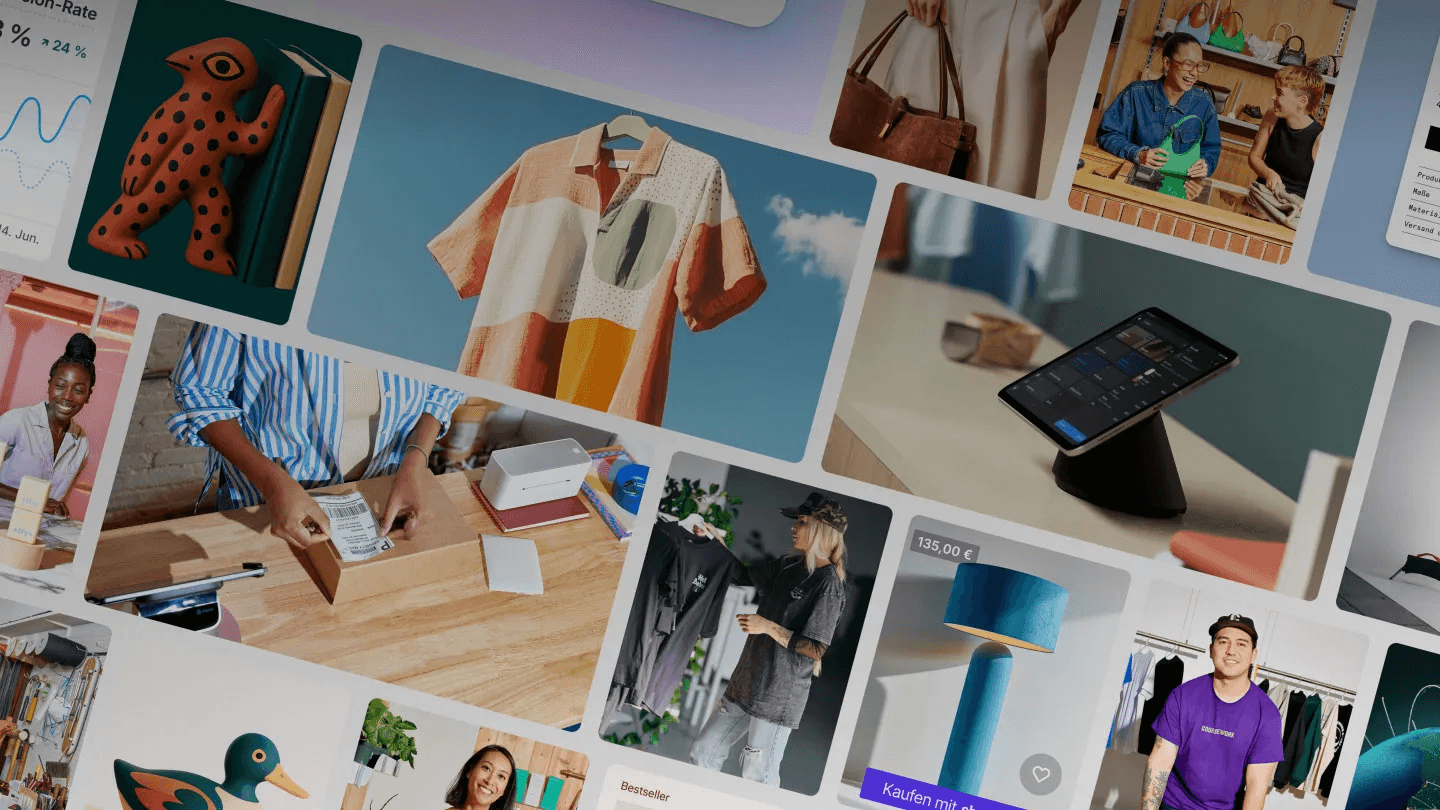 turned-on monitor displaying digital products