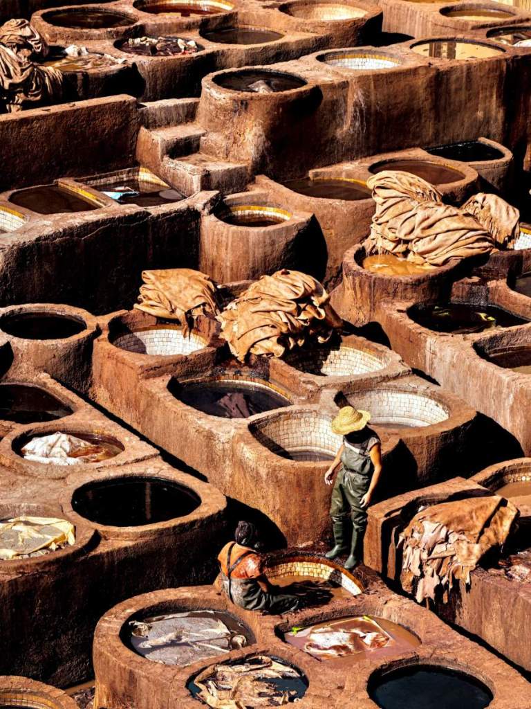 leather tanneries in fez
