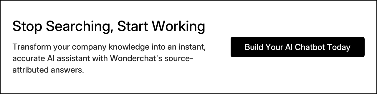 Stop Searching, Start Working