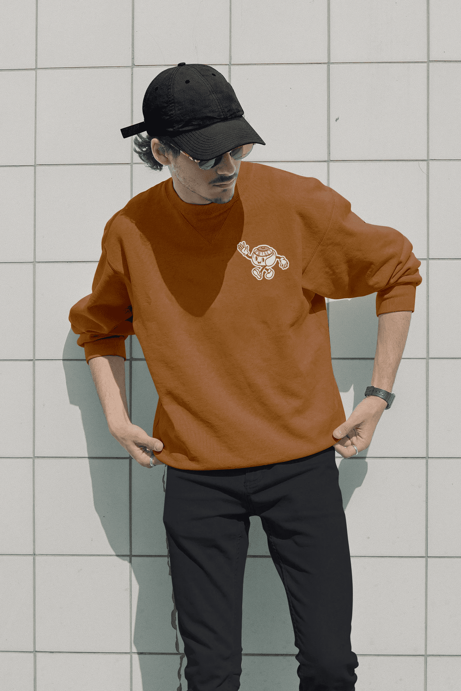 Shirt with Mascot on the Front