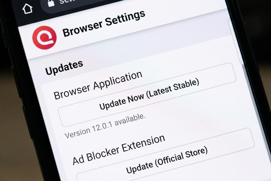 update browser adblocker
