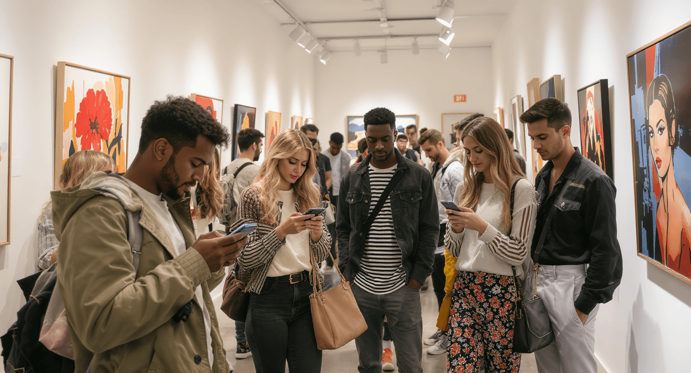 TikTok generation discovering art online