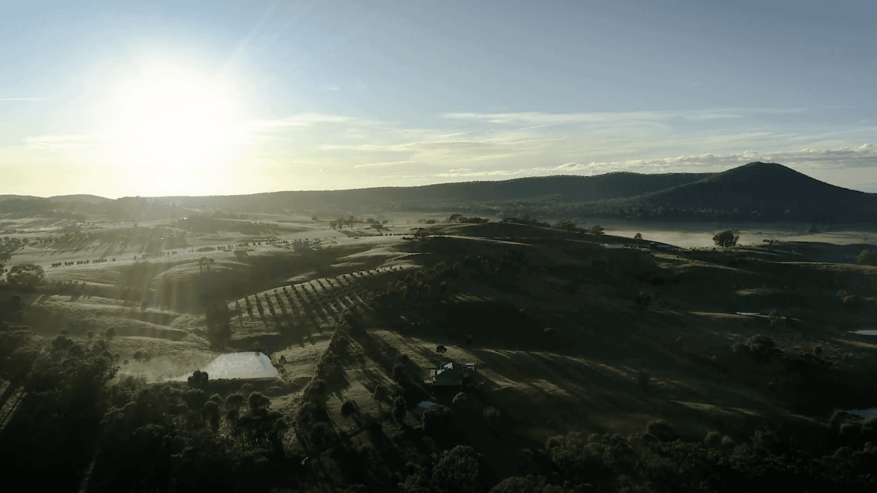 background image of australian landscape in birdseye view