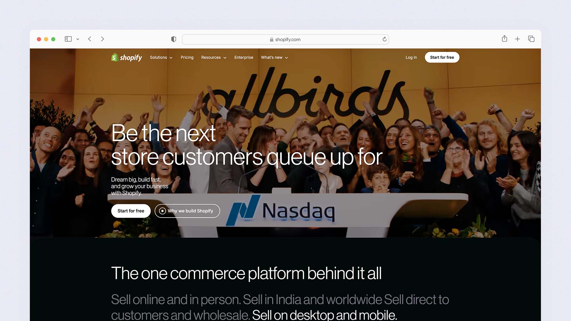 Shopify — Best for Merchandise-Heavy Artists