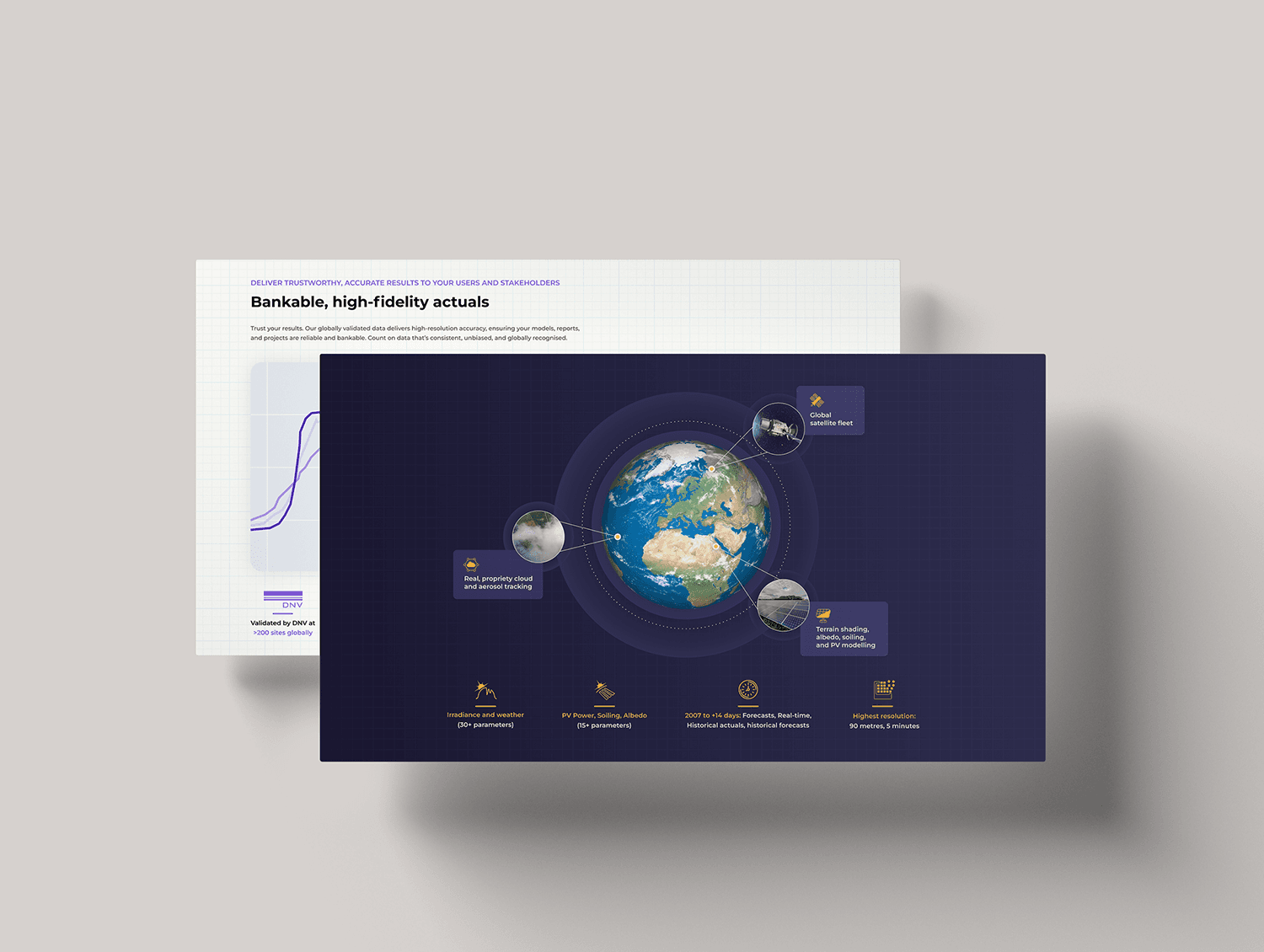 Solcast presentation asset design by DesignGuru