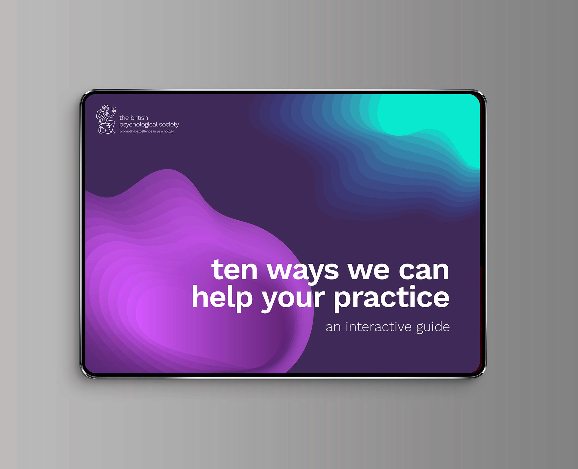 The British Psychological Society Brand Identity powerpoint presentation template