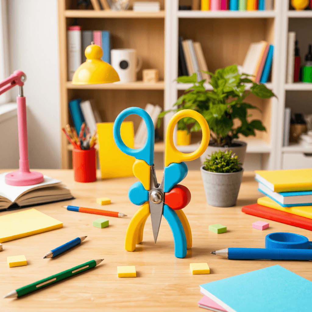 product photography of scissors holder