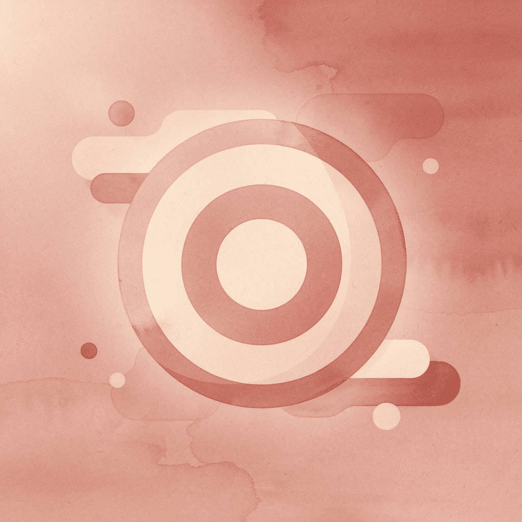 Target icon representing focused core muscle training