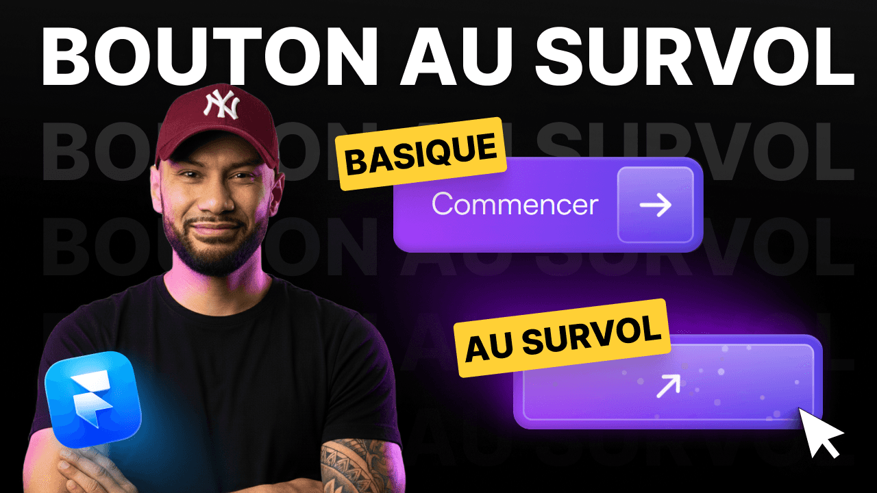 Bouton animé au survol sur Framer sans code