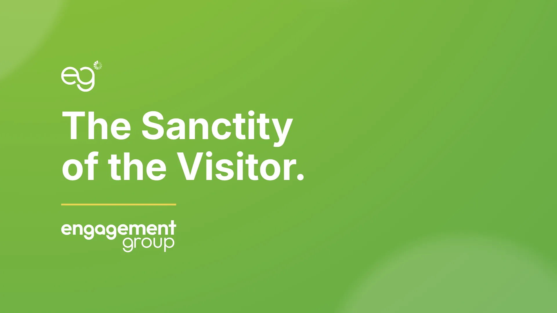 The Sanctity of the Visitor