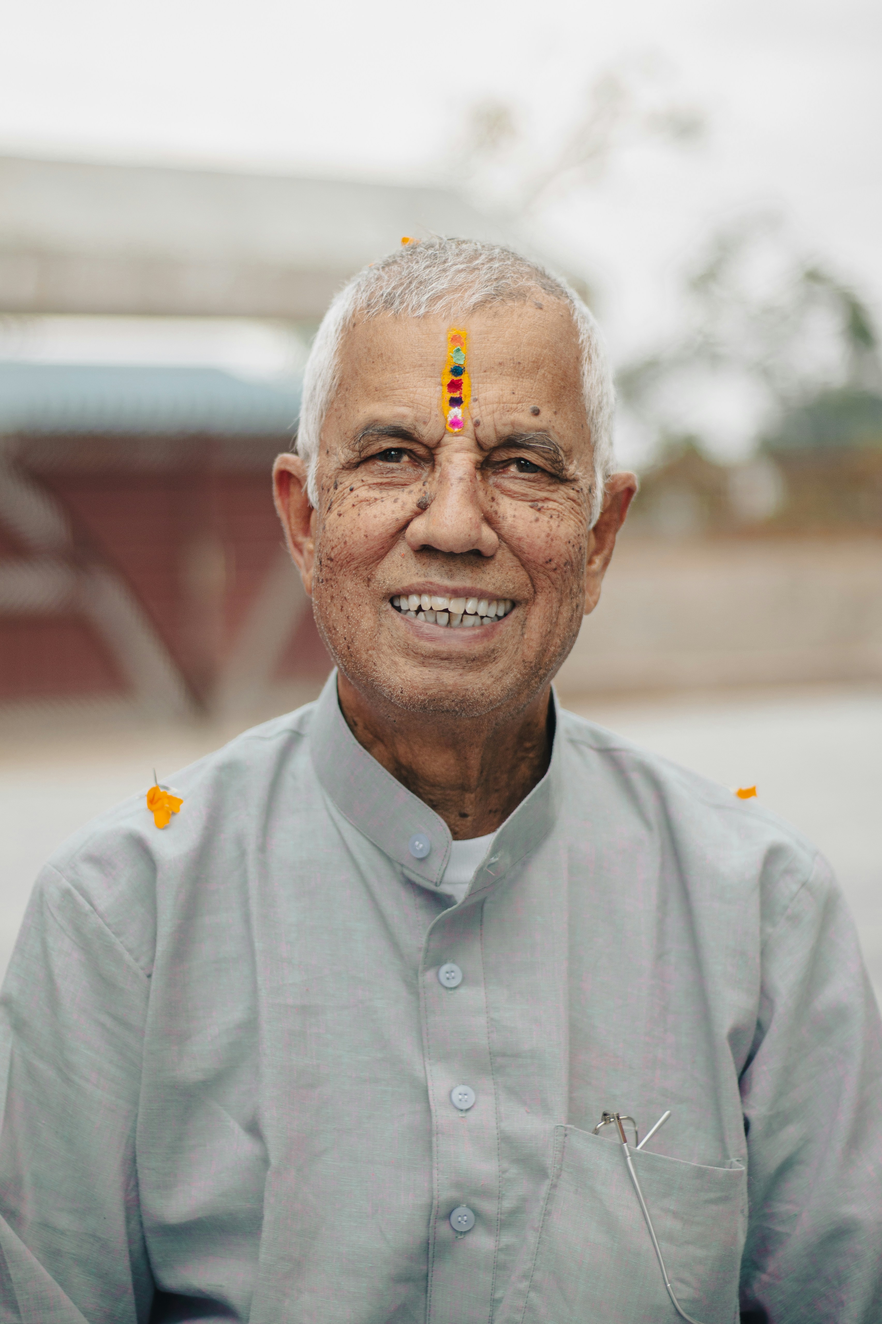 a man with a mustache