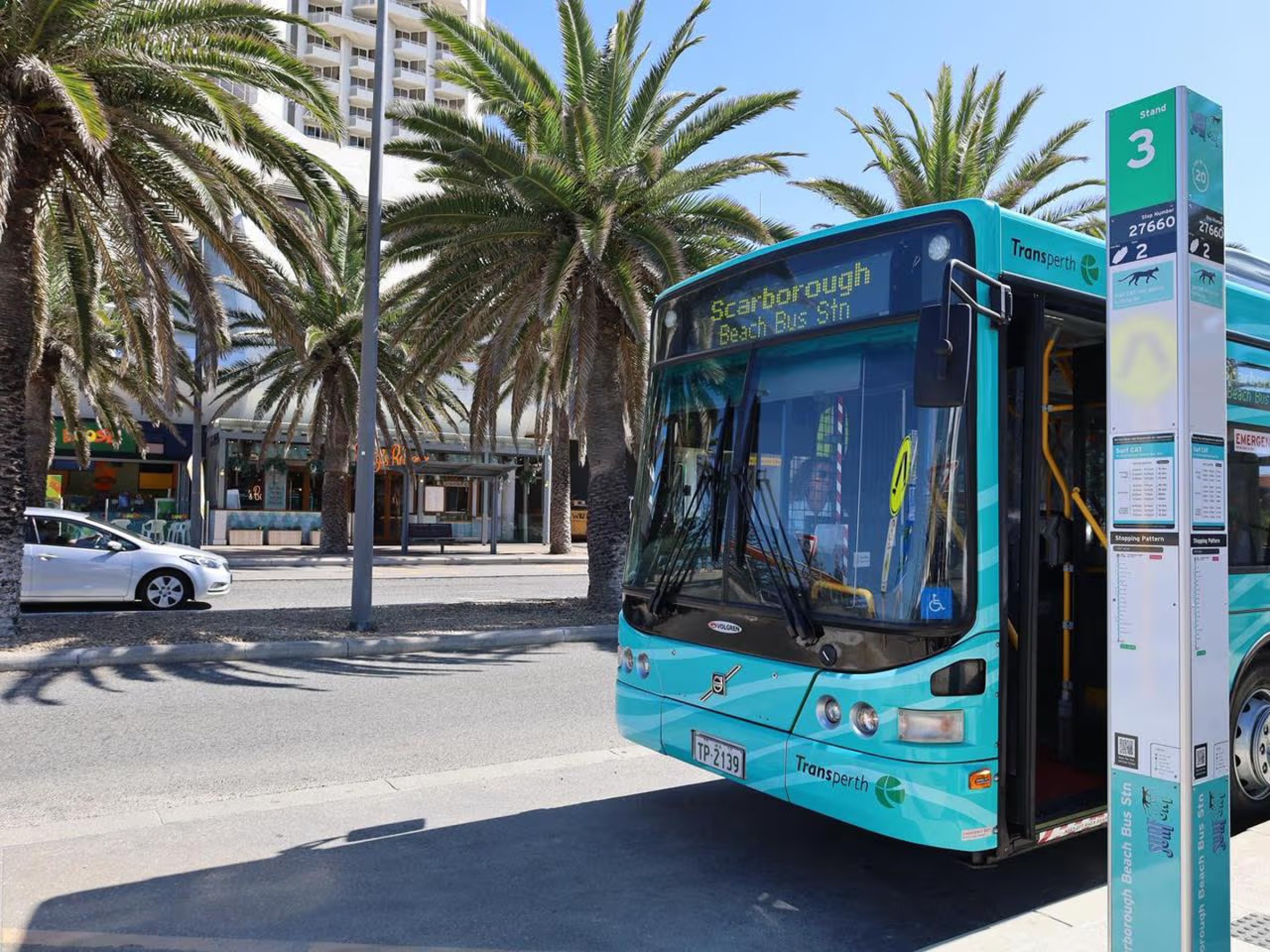 パース「Surf CAT」完全ガイド｜無料バスでStirling駅からスカボロービーチへ！乗り方・時刻表・観光情報まとめ