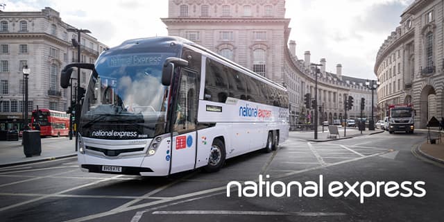 Up to 10% off with National Express