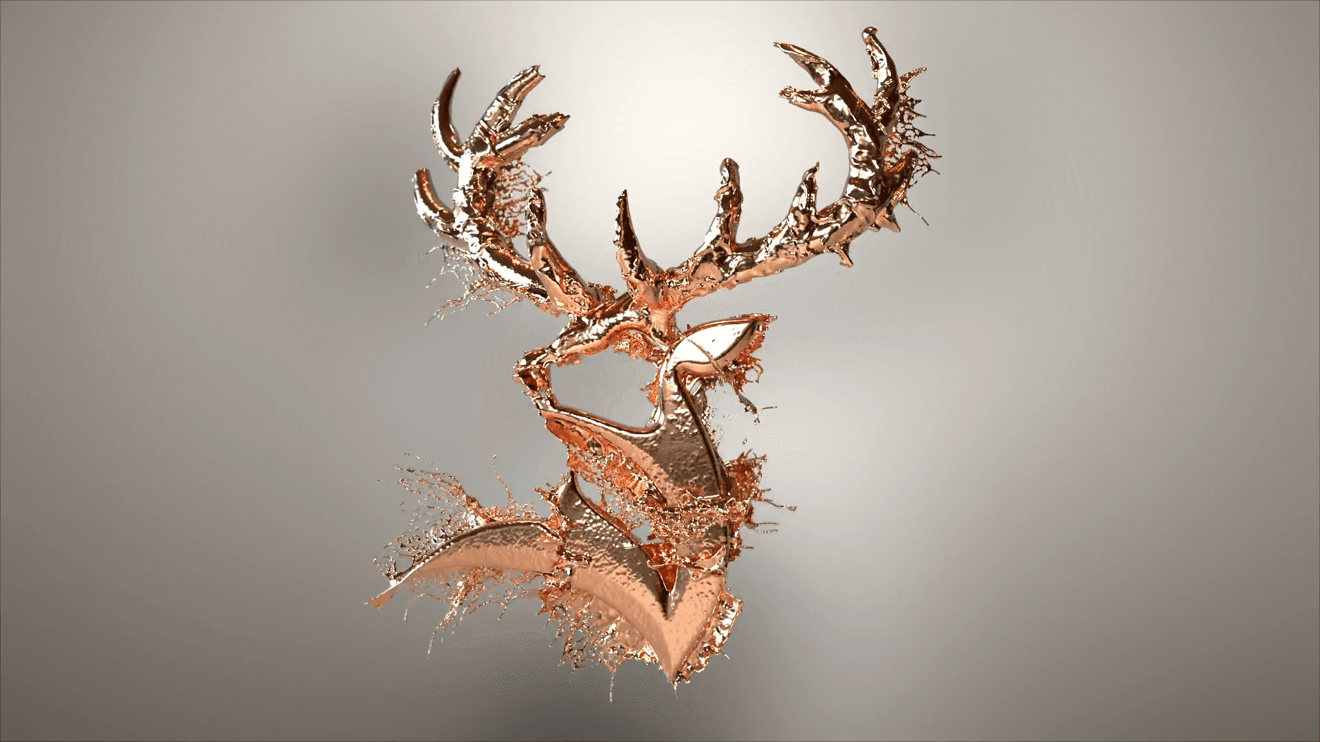 Mainframe medical work: gut organ stylised surgical procedure in a detailed anatomical CGI style for clinical education.