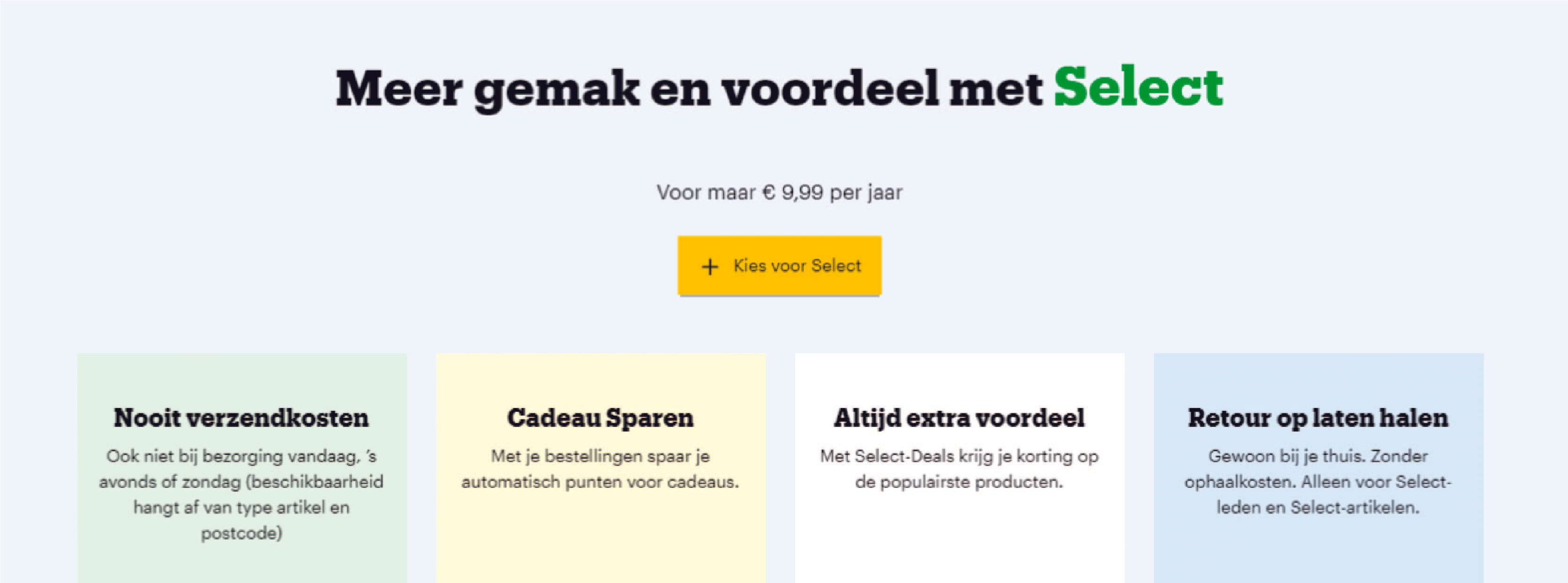 Bol.com screenshot van website