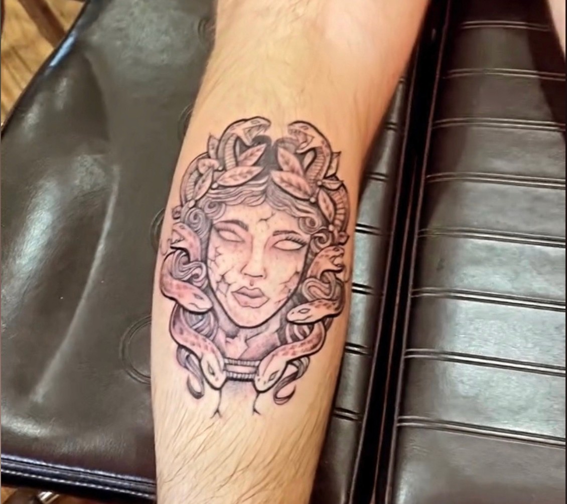 Medusa tattoo by Mario Ink Chicago