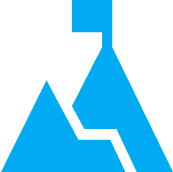 Blue geometric logo icon representing creativity and innovation – RJP.design, leading Web Design Agency in NYC specializing in website design and digital marketing.