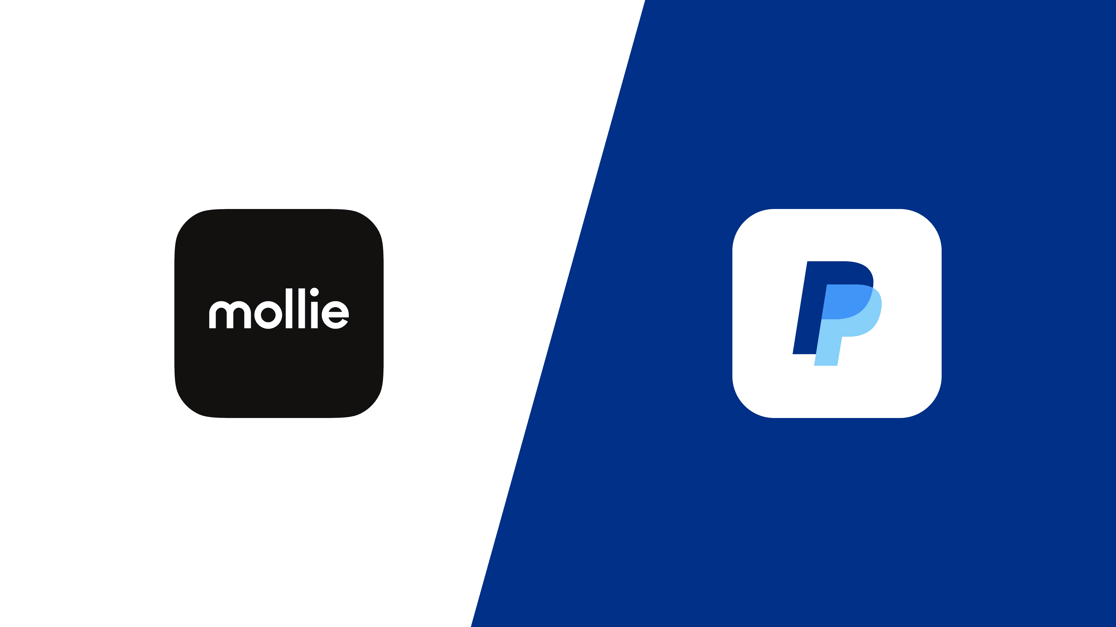 Blog image showing Mollie and PayPal logo