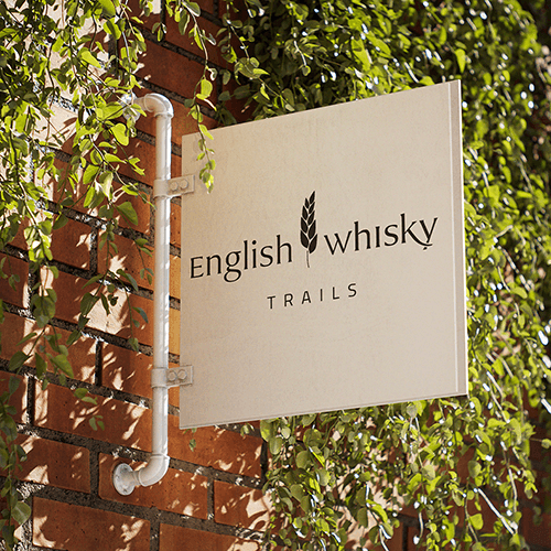 Distillery sign for the English Whiksy Trails