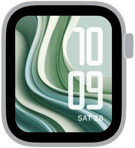 wind lines Apple Watch face preview 5 featuring abstract, gradient, modern, and spring.
