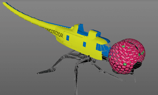 person using track pad