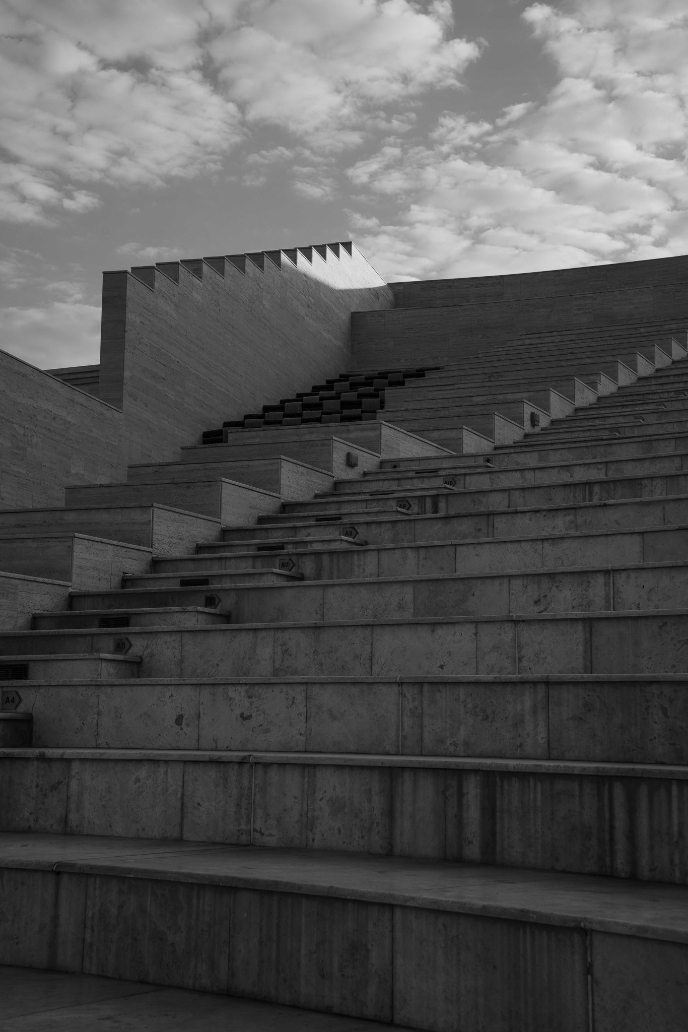 Colosseum steps in Doha, Qatar