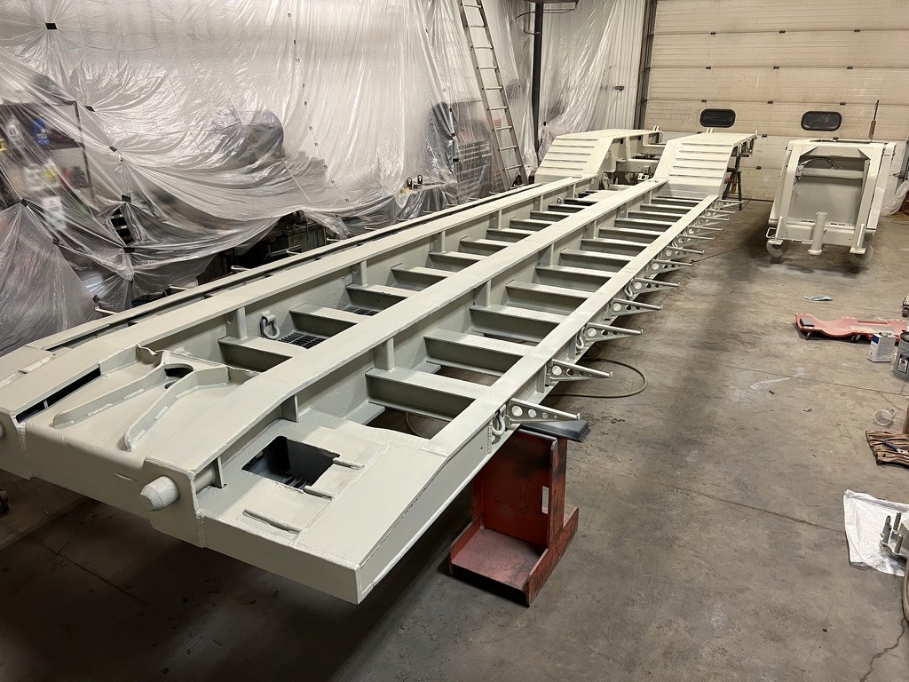 Truck & equipment sandblasting by Rochester Sandblasting