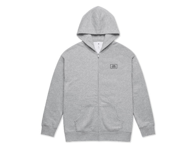 Relaxed Zip Hoodie