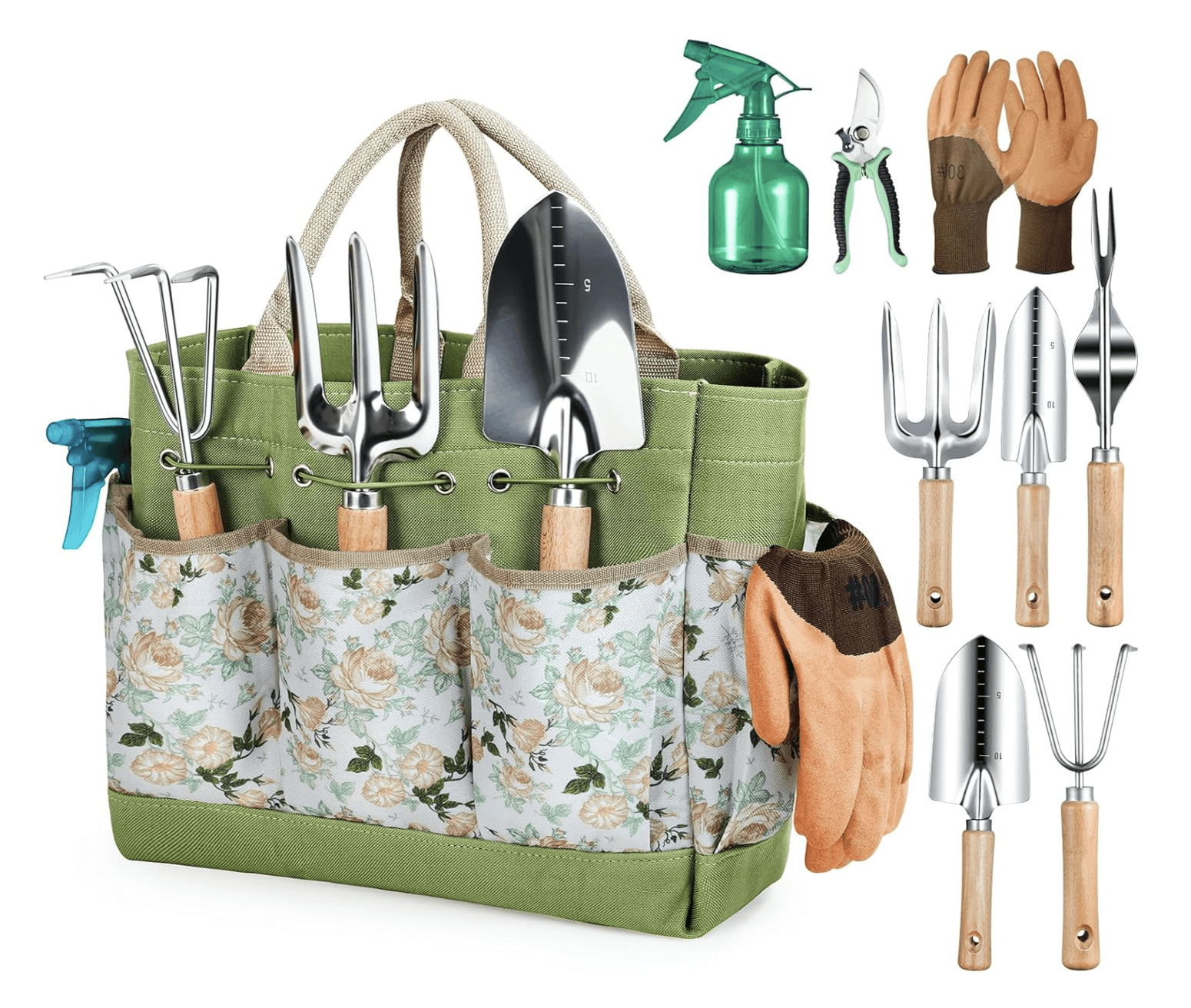 Grenebo Gardening Tools 9-Piece Set