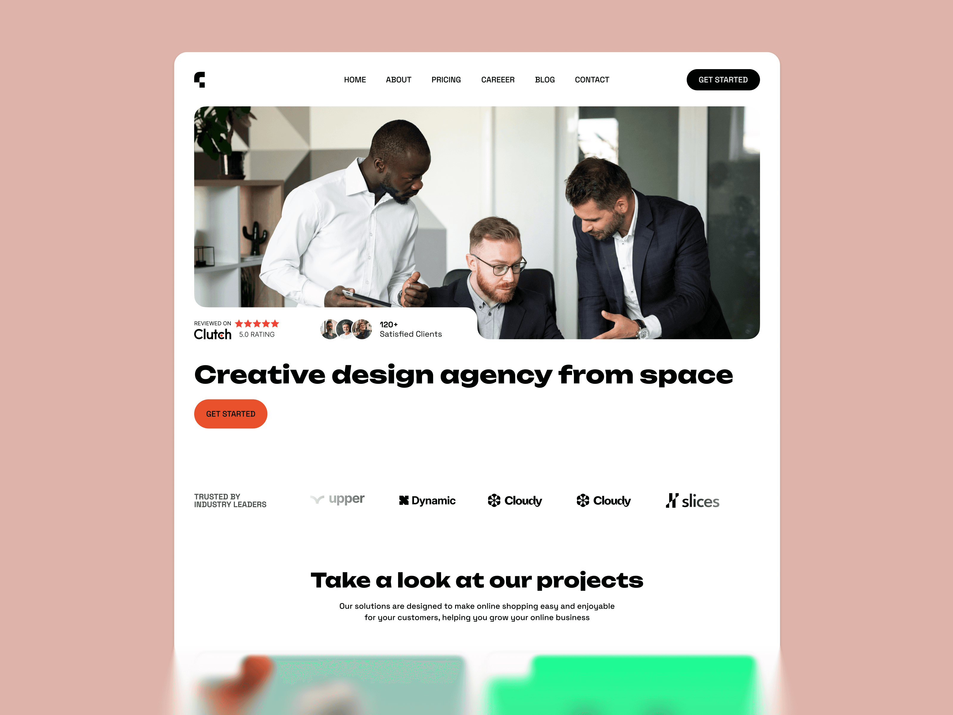 framer agency template