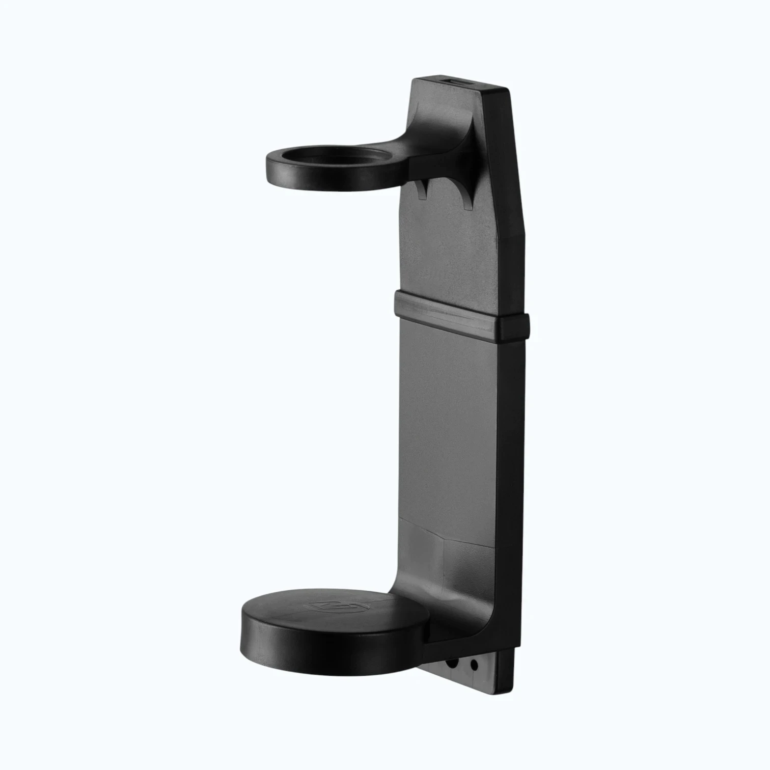 Eco-friendly tamper-proof soap dispenser bracket for hotel refillable systems, high-quality stainless steel, compatible with 300ml-500ml bottles.