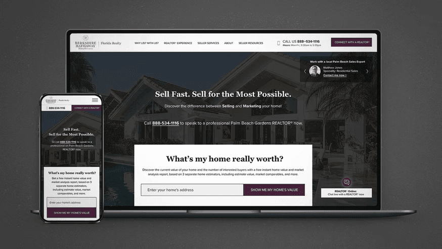 Landing Page Campaign for Berkshire Hathaway