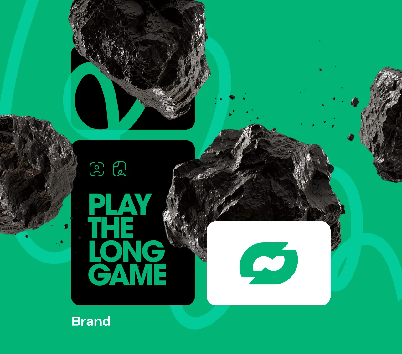 Artistic composition, warm red