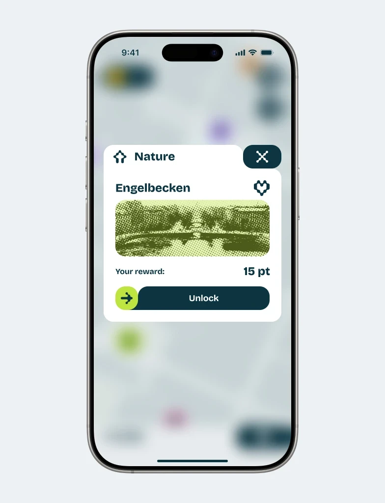 A mockup of screenshot for an app