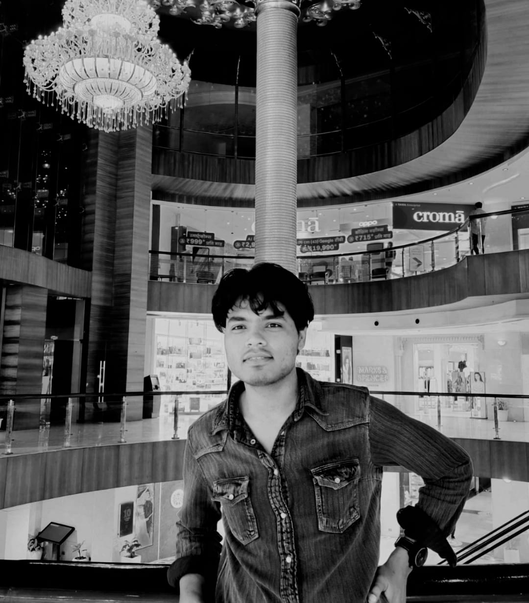 Portrait of portfolio creator – front view