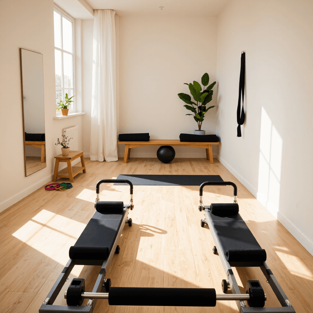 product photography of Pilates equipment