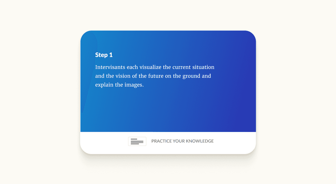 Interactief voorbeeld van leren